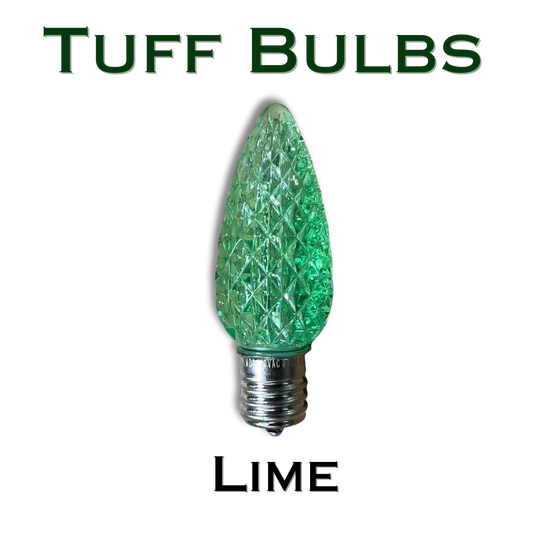 C9 Bulb Lime Green - Tuff Bulbs