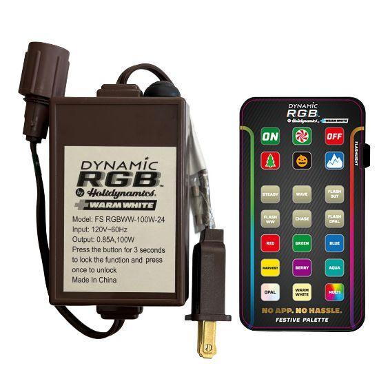 Dynamic RGBWW 100w Controller and Remote