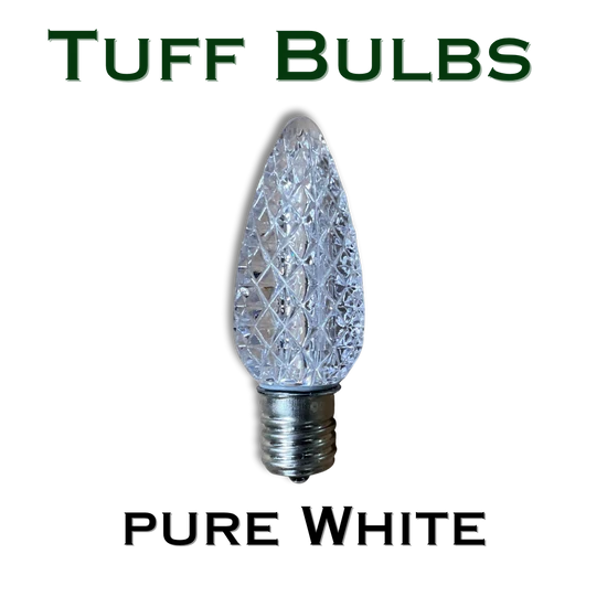C9 Bulb Pure White - Tuff Bulbs