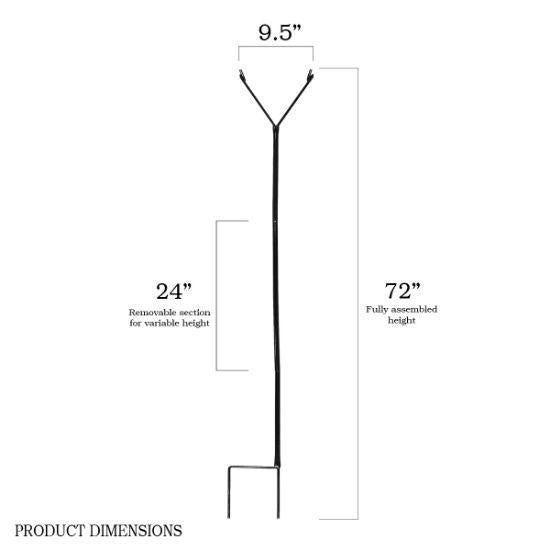 Y-Stake Adjustable 4'-6' for Yard Sign