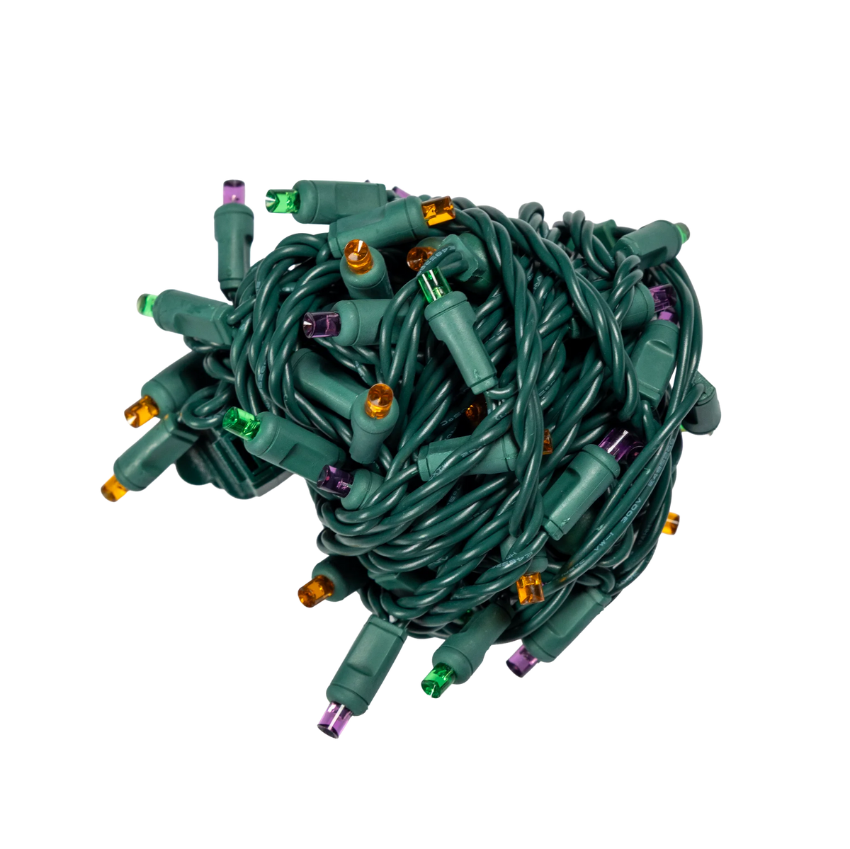 Halloween (Purple/Orange/Green) 5mm Mini Lights - Platinum 70L
