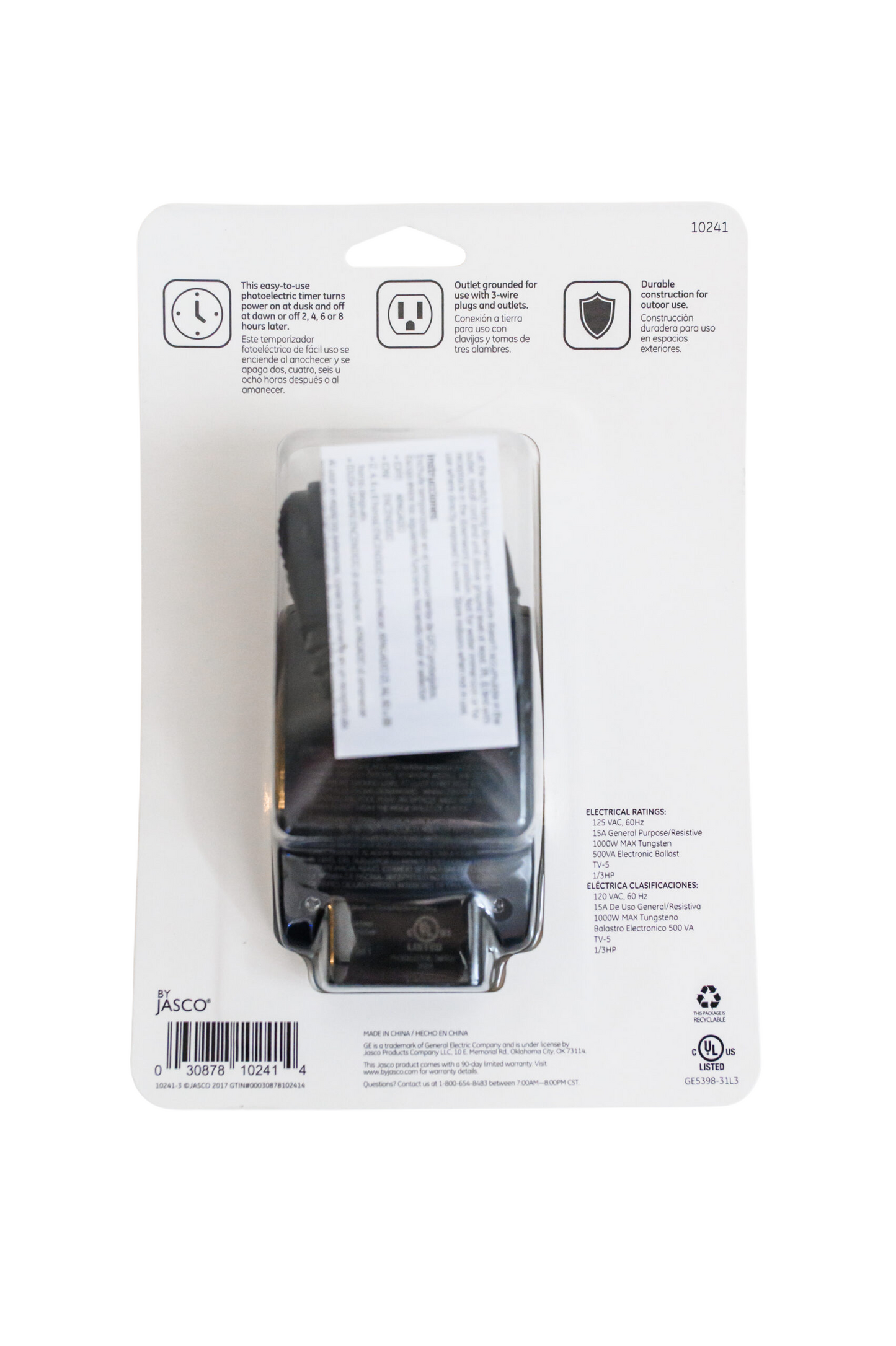 Photocell Timer - GE - Lets Get Lit Supply