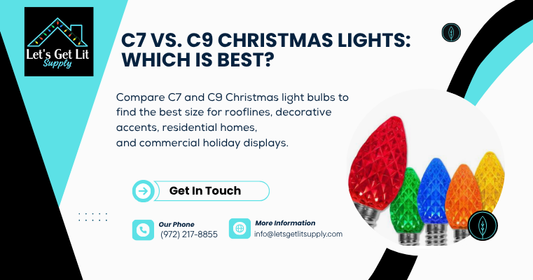 C7 vs. C9 Christmas Lights: Which Is Best for Your Installation?