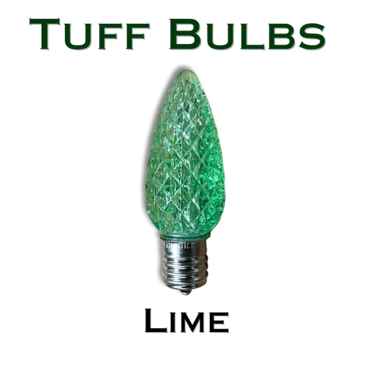 C9 Bulb Lime Green - Tuff Bulbs