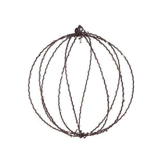 Foldable Ornamental Spheres in Warm White (Classic White) by Holidynamics