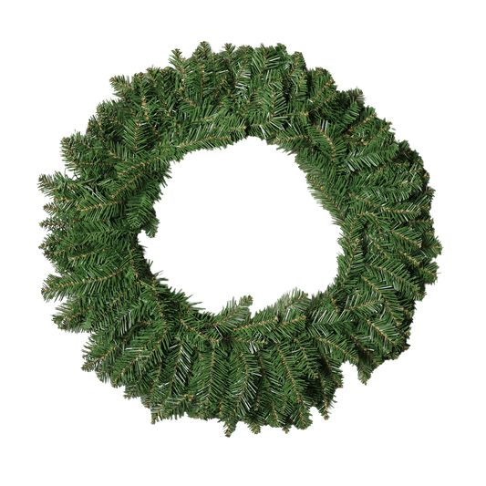 Canadian Pine Artificial Christmas Wreath, 24-Inch, Unlit