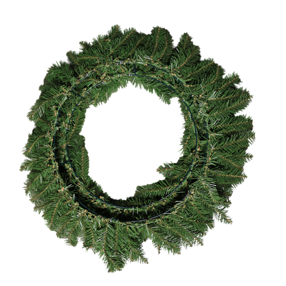 Canadian Pine Artificial Christmas Wreath, 24-Inch, Unlit