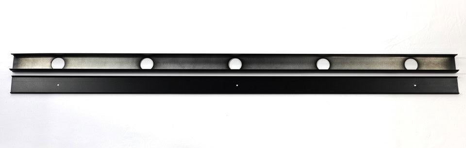 40in Black Omni Double Track for 12V Set of 5 Puck Lights