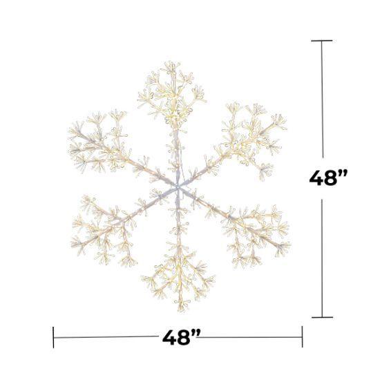 Holidynamics 48" RGBWW Sparkler Snowflake Sign