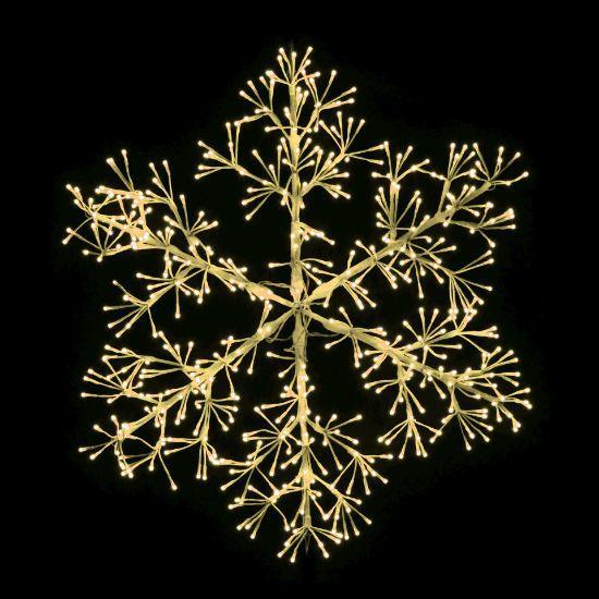 RGBWW Multiple color options Sparkler Snowflake by Holidynamics