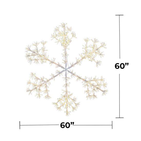 Holidynamics 60" RGBWW Sparkler Snowflake Sign
