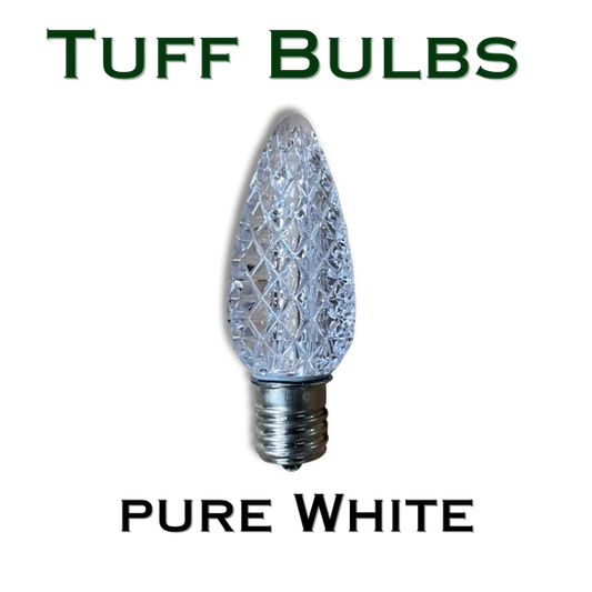 C9 Bulb Pure White - Tuff Bulbs