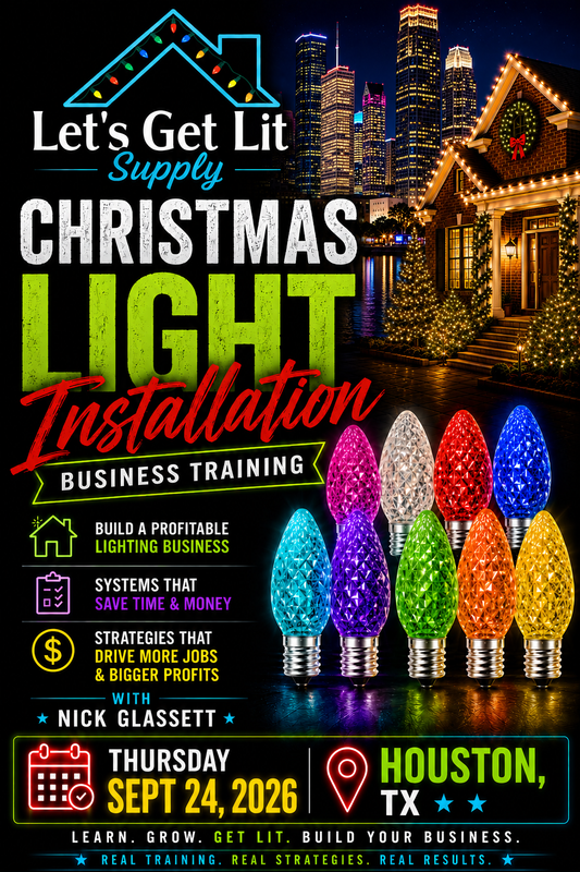 HOUSTON Christmas Light Training 9/24/26 w/ Nick Glassett
