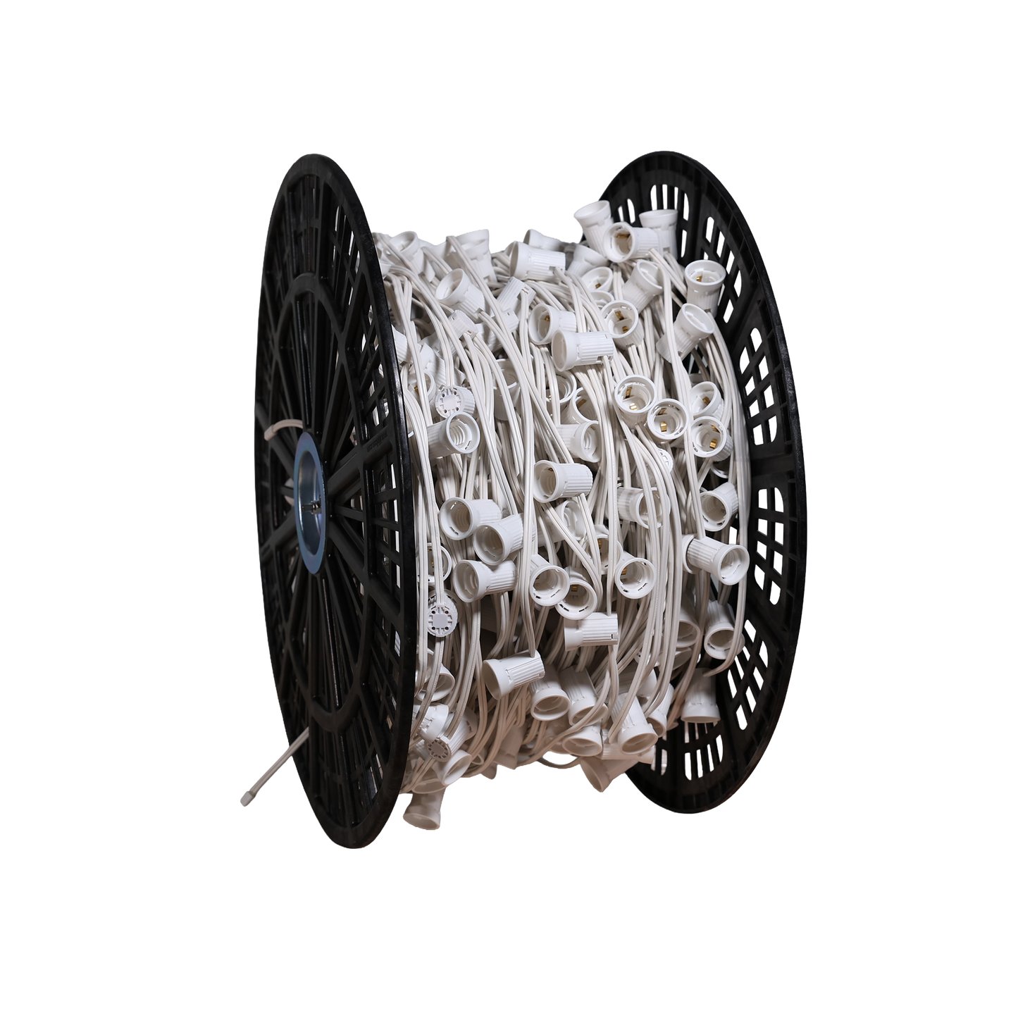 White C9 Socket Cord Spool
