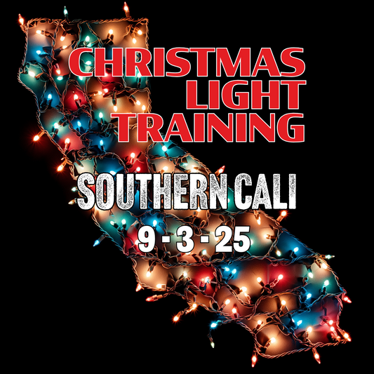 LOS ANGELES - 9/3/25 Christmas Light Installation Training In Person