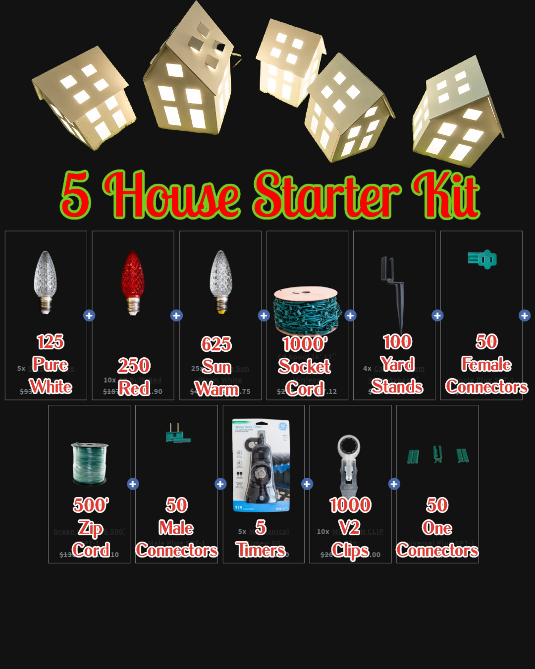 5 House Starter Pack Lets Get Lit Supply
