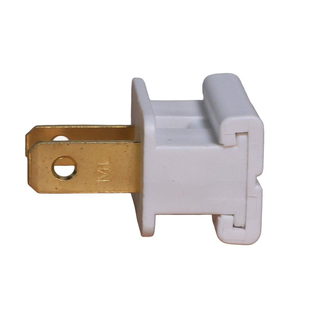 White Male Plug SPT-1