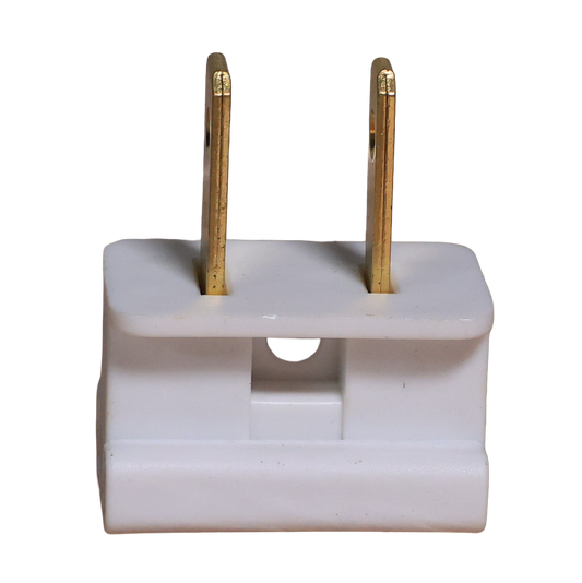 White Male Plug SPT-1