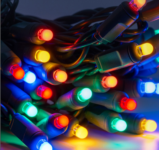 Multi Convex Dome Mini Lights - Platinum 70L