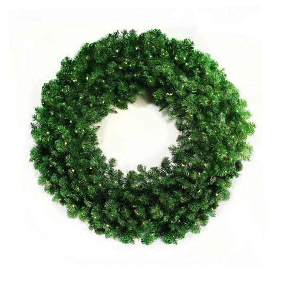 Oregon Wreaths, Lit and Unlit