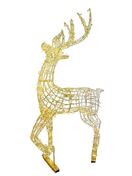 Giant Pre-Lit LED Twinkle Reindeer