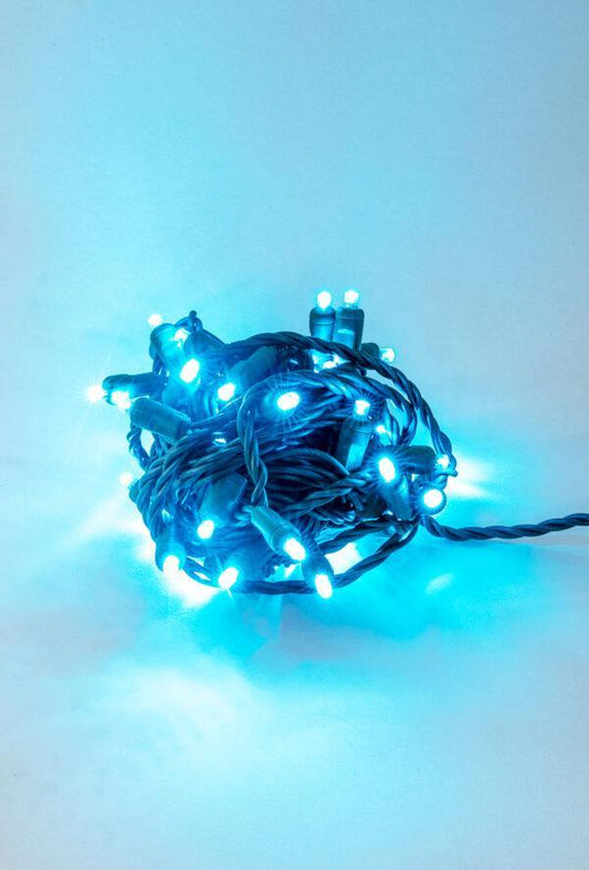 Luces Mini Verde Azulado de 5mm - Platino 70L