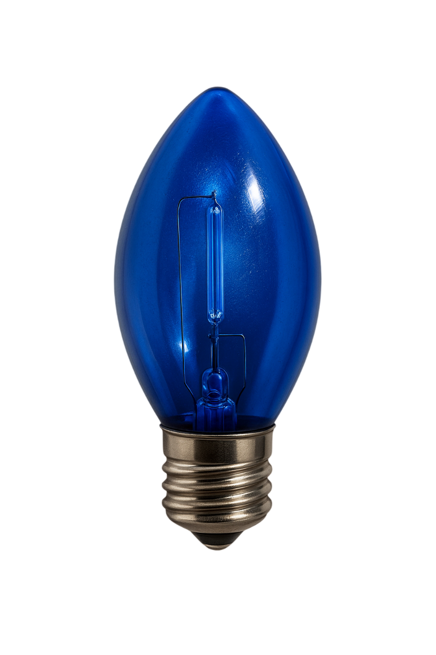 Certified Classic C9 LED Plastic Filament Bulbs, Shatterproof