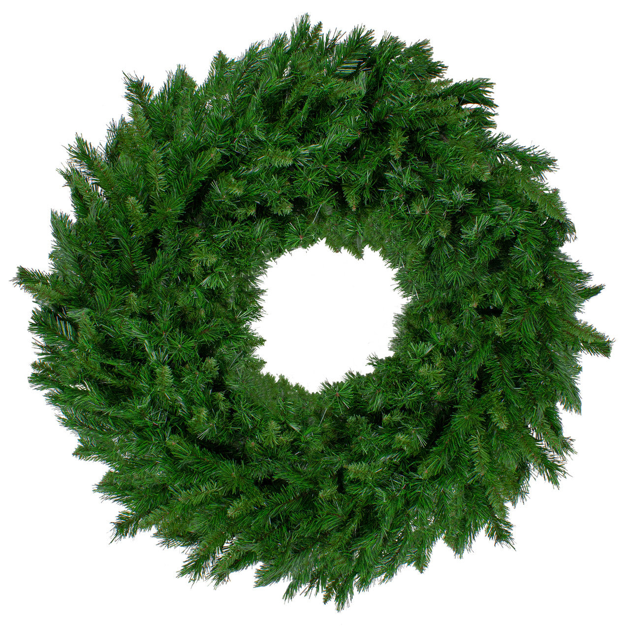 Lush Mixed Pine Artificial Christmas Wreath, 48-Inch, Unlit