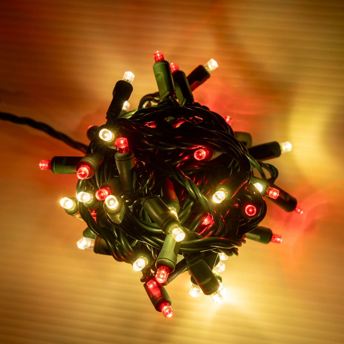 Pure White/Red 5mm Mini Lights - Big & Bright 70L