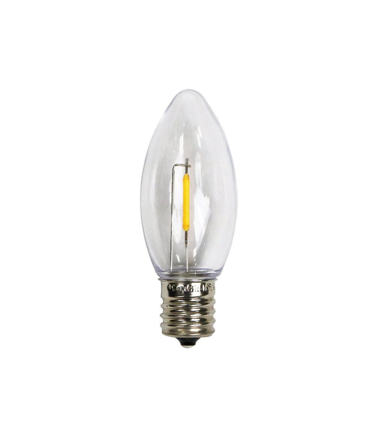 Certified Classic C9 LED Plastic Filament Bulbs, Shatterproof